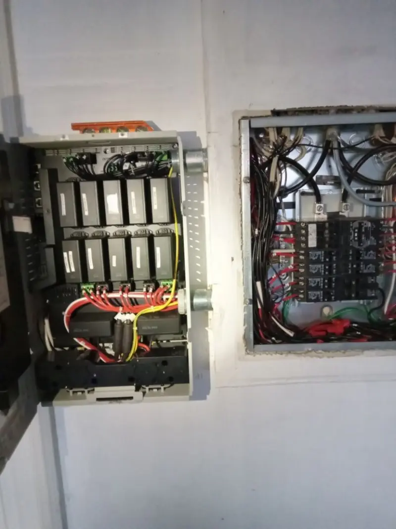 Electrical panel upgrade completed for Commercial Electrician Services in Boaz